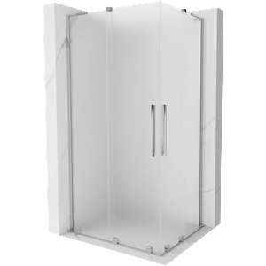 Mexen Velar L Duo плъзгаща се душ кабина 100 x 90 см, матирано стъкло, хром - 871-100-090-02-33-01 (871-100-090-02-33-01)