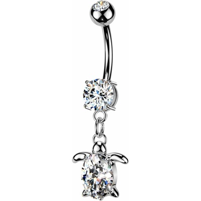 MARRE Visací piercing do pupíku želvička WP0142