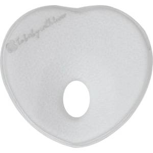 KikkaBoo Бебешка мемори ергономична възглавница KikkaBoo - Heart Airknit, сива (31106010140)