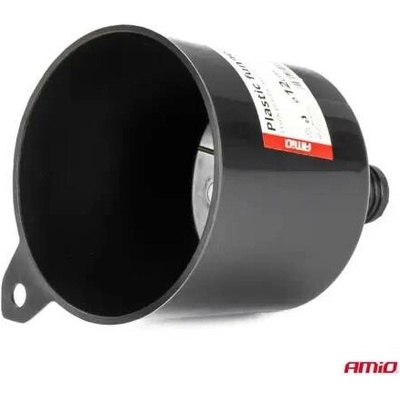 AMIO Plastová nálevka černá 12cm