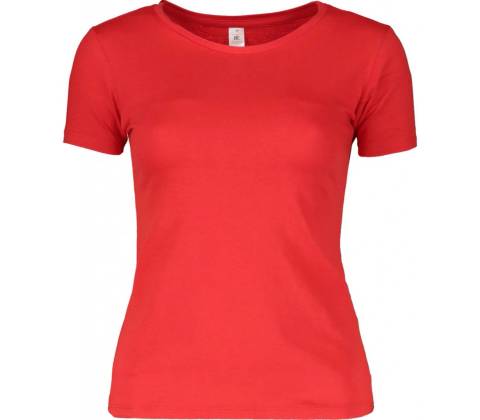 B&C Basic Dámske tričko červená