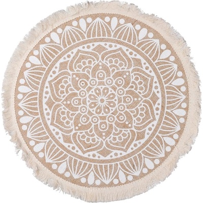 PRESTIERANIE JUTA ORNAMENT 40CM BIELA SUPER CENA!