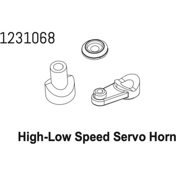 Absima 1231068 Servo Horn Set 2-speed CR4.4