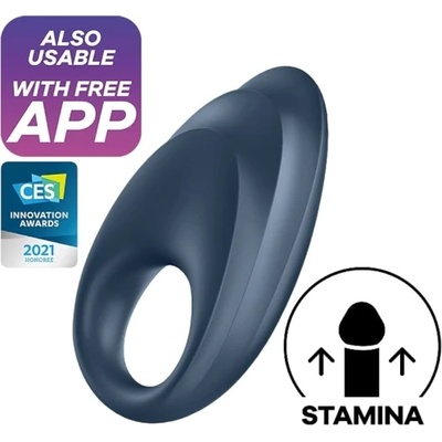 Satisfyer Презаредим вибриращ пенис пръстен Satisfyer Powerful One с App