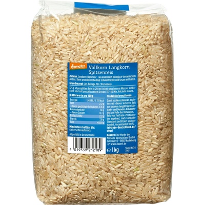 Davert dlouhozrnná rýže natural bio 1 kg