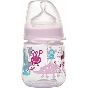 Nip Бебешко шише NIP - РР, Flow S, 0 м+, 150 ml, Girl (4000821350564) - ozone