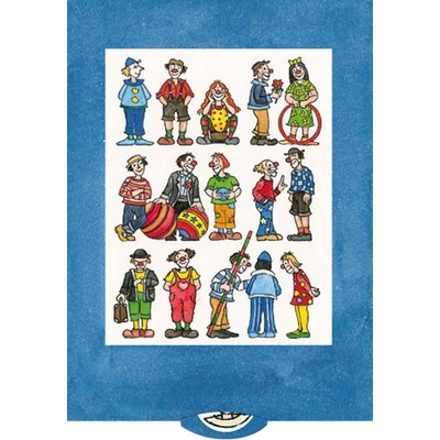 Living Card Поздравителна картичка Living Card - Клоуни (SM133)