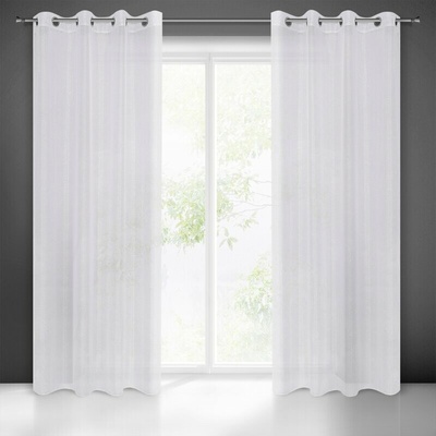 Takoy Záclona EMMA z tkaniny pretkávanej striebornou niťou-HF-48396 | 140 x 250 cm