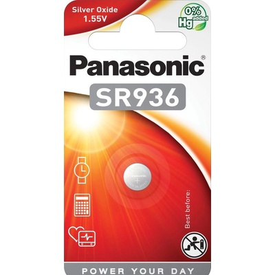 Panasonic Батерия Silver Oxide за часовници Panasonic 1.55V SR45 Сива (SR-936EL/1B)
