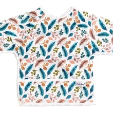 Bobánek s.r.o. Podbradník dlhý rukáv Bobánok Biele pierka