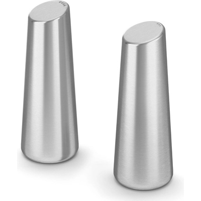 Zack Комплект солница и пиперник ACIO 100 ml, сребърен, неръждаема стомана, Zack (ZACK20527)