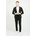 Base Мъжки Slim Fit костюм - Черен #357778 (357778_Черно)