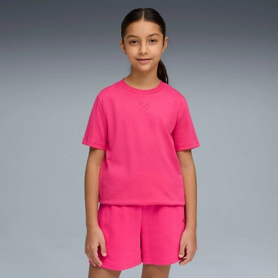 Puma Essentials Centered Cat Logo Tee G růžová