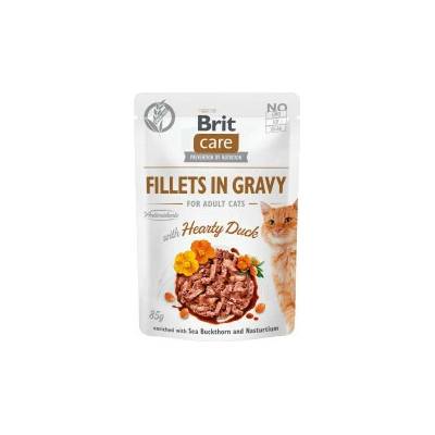 Brit Care Cat Fillets in Gravy with Hearty Duck 4 x 85 g