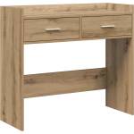 vidaXL Конзолна маса Дъб артизан 90 x 35 x 80 см Инженерна дървесина (8011306)