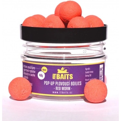 LT Bait Pop Up Boilies Red Worm 40g 16mm