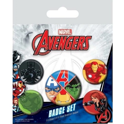 Marvel Avengers odznaky 5 kusů