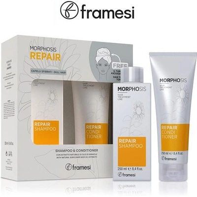 Framesi Възстановяващ комплект шампоан и балсам за суха и увредена коса Framesi Morphosis Repair