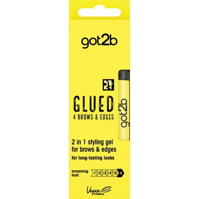 got2b Glued gél 2v1 na obočie a baby vlásky okolo tváre 16 ml