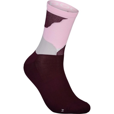 POC Essential Print Sock Color Splashes Multi Propylene Red
