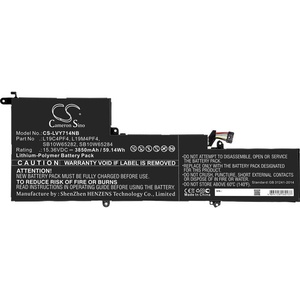 Cameron Sino Батерия за лаптоп LENOVO Yoga 14s, Yoga Slim 7 14ARE05 82A2001JBM, L19C4PF4 LiPo 15.36V 3850mAh CAMERON SINO (CS-LVY714NB) - Allstore