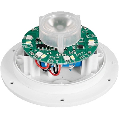 ELMARK ПРЕЗАРЕЖДАЩА led ОСНОВА rgbw С ЛЕЩА И ДИСТАНЦИОННО (97led120lrgb)