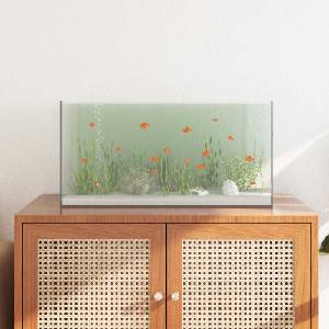 vidaXL Аквариум със съхранение Прозрачен 60 x 30 x 30 cm Стъкло (42020384)