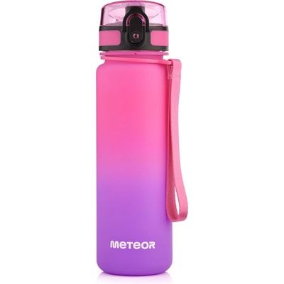 Meteor Láhev Sports růžová/fialová 500 ml