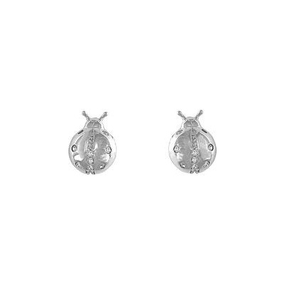 INFINITYSILVER Stříbrné náušnice berušky BÁRA L4361336