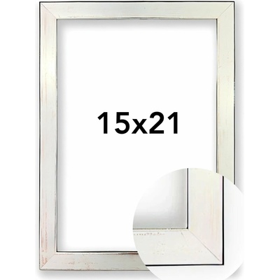 Fotorámeček Modena Rozměr: 15 x 21 cm, Barva: Stříbrná, Typ zasklení: Plexi