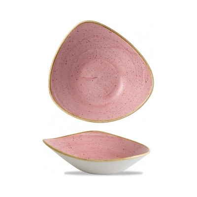 Churchill 1795 Stonecast Petal Pink 23,5 cm miska trojúhelníková