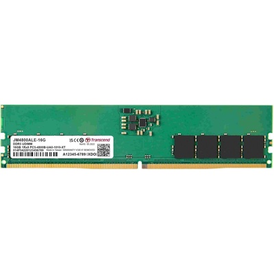 Transcend DIMM DDR5 16GB 4800MHz JM 1Rx8 2Gx8 CL40 1.1V JM4800ALE-16G