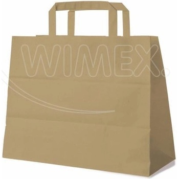 Wimex Papierová taška hnedá 32x16x27 cm (250 ks)