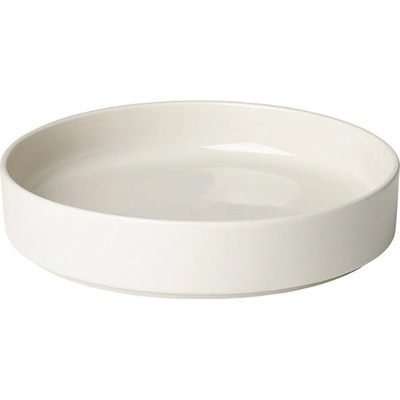 Blomus Hluboký talíř PILAR 20 cm krémový