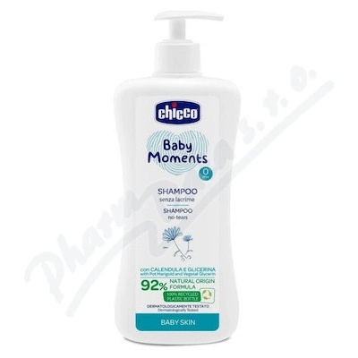 CHICCO Baby Moments Šampon s heřmán.+dávk. 500 ml