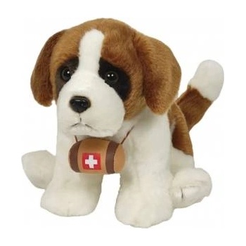 Dubi Stuffed Toy St. Bernard Dog With Barrel Plush Toy 25cm Soft Cuddly Teddy Bear
