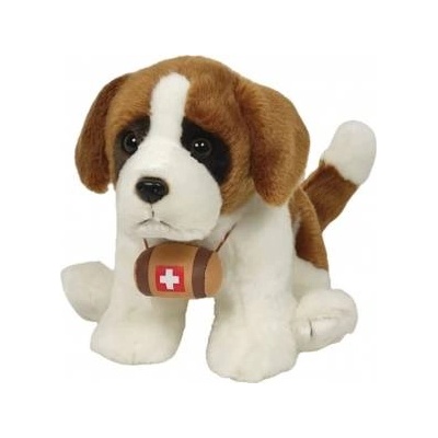 Dubi Stuffed Toy St. Bernard Dog With Barrel Plush Toy 25cm Soft Cuddly Teddy Bear