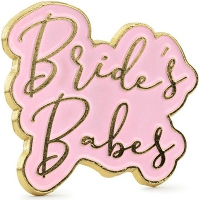 PartyDeco ODZNAK Bride's Babes 3 5x3cm