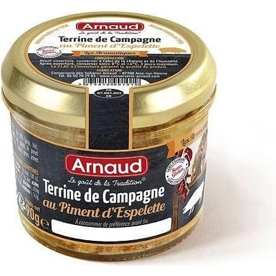 Arnaud Farmářská terina s uzenou paprikou Espelette 90g