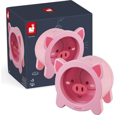 Janod Dřevěná pokladnička Prasátko – Zboží Dáma