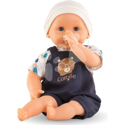 Corolle Bébé Calin Mael Teddy Bear Mon Premier Poupon s modrými klipkajúcimi očami 30 cm od 18 mes