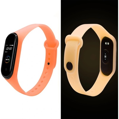 Xiaomi Lumini náhradní náramek pro Mi Band 3/4 Oranžová MBSCZ-SVT004