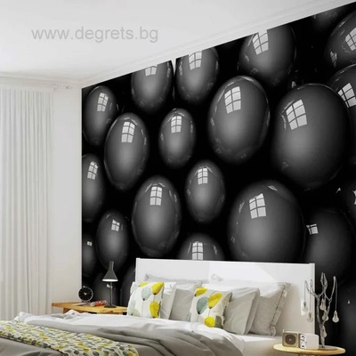 Фототапет Черни топки 3d