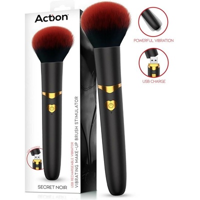 Action Secret Noir Vibrating Make-Up Brush