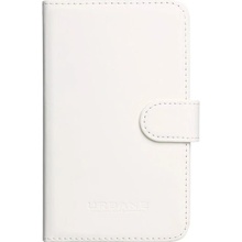 Pouzdro URBANE CASE BOOK UNI 4,6" 5,1" BÍLÉ