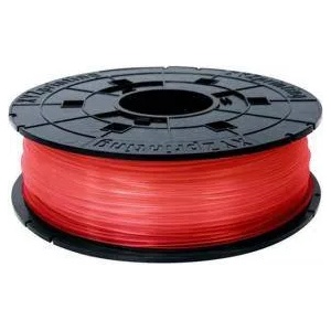 XYZprinting Консуматив за 3D принтер XYZprinting - PLA (NFC) filament - касета с чип, 1.75 мм, 600 г, 3D-XYZ-PLA-600GR-CLEA-RED