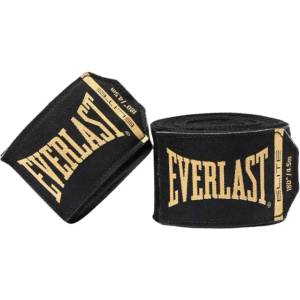 Everlast Боксови бинтове - Elite - 452 см | Различни цветове [2 x 452 cm] Черен
