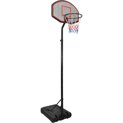 vidaXL Баскетболна стойка черна 282-352 см полиетилен (3107832)