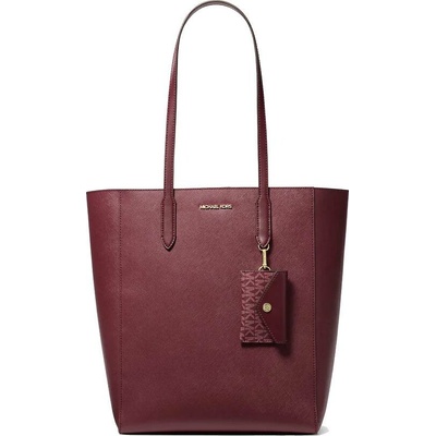 Michael Kors dámská kožená kabelka 2 v 1 35F4G2VT7T OXBLOOD