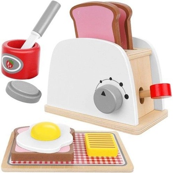 Kruzzel Детски дървен тостер - аксесоар за детска кухня - Kruzzel (KRU22435)